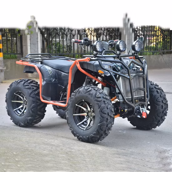 250-cm³-Benzin-Quad-ATV-Wellenantrieb mit großem Anhänger