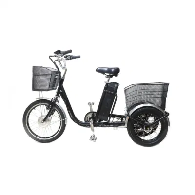 250W Motor dreirädriges elektrisches Dreirad, maßgeschneidertes Mini-Günstiges Fahrrad für ältere Menschen